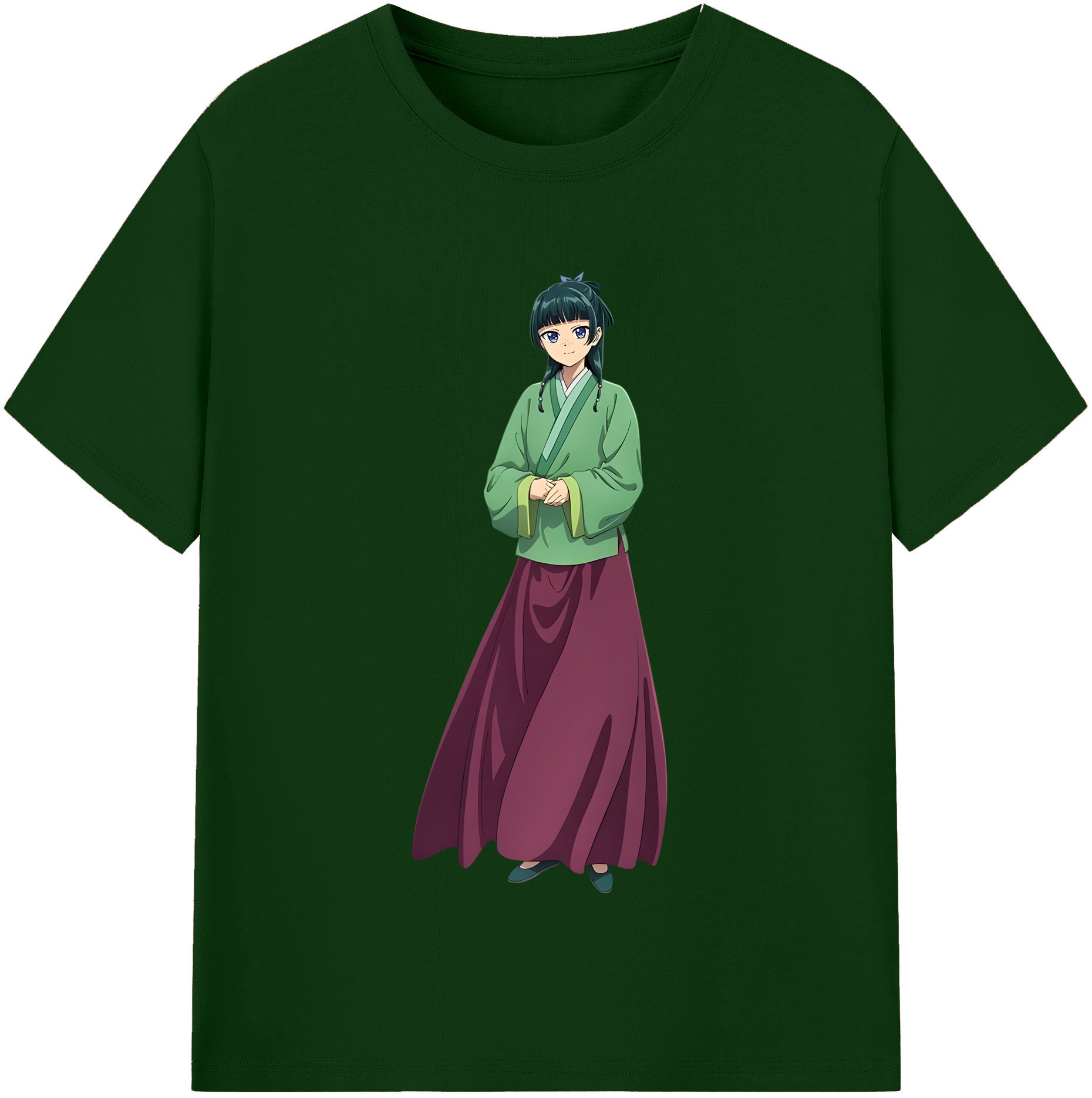 （画像用） 薬屋のひとりごと The Apothecary Diaries 綿100％半袖Tシャツ（フロントプリント）